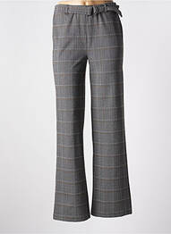 Pantalon droit taille élastique taille normale noir COPENHAGEN femme
