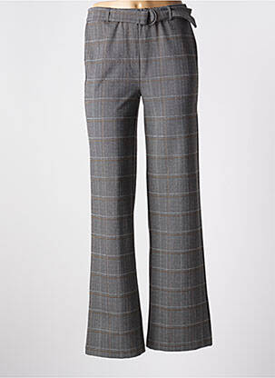 Pantalon droit taille élastique taille normale noir COPENHAGEN femme