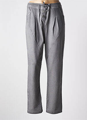 Pantalon droit taille normale taille normale gris SIMCLAM femme
