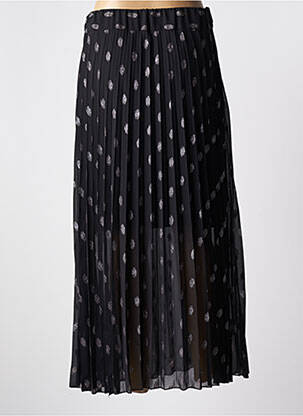 Jupe longue coupe fluide noir VICTORIA femme