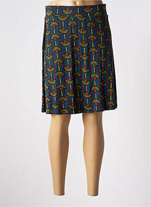 Jupe mi-longue stretch noir PRINCESSE NOMADE femme