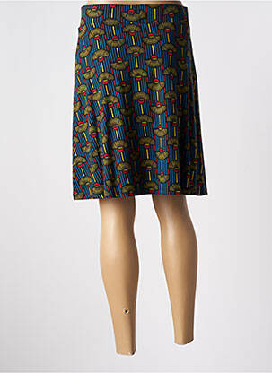 Jupe mi-longue stretch noir PRINCESSE NOMADE femme