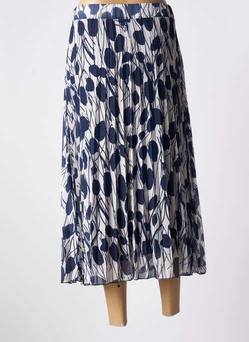 Jupe longue bleu VICTORIA pour femme