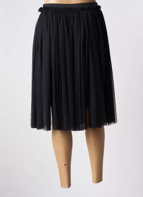 Jupe mi-longue noir MIVITE pour femme