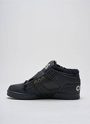 Baskets fourrée bout rond noir OSIRIS homme