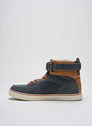 Baskets tissage satiné bout rond gris OSIRIS homme