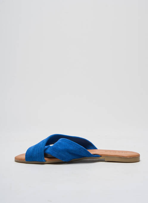 Mules/Sabots bleu PIECES pour femme