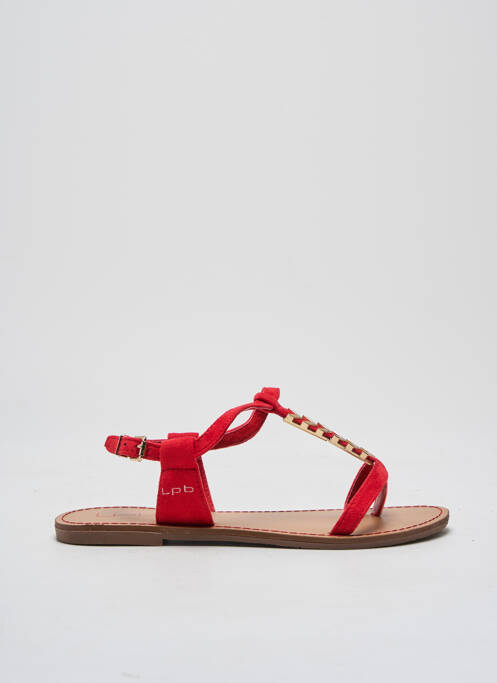 Tongs rouge LPB pour femme