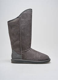 Bottes nubuck talon plat jusqu'à 3cm gris AUSTRALIA LUXE COLLECTIVE femme