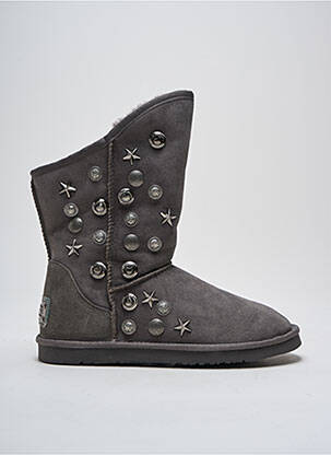 Bottines/boots fourrée talon plat jusqu'à 3cm gris AUSTRALIA LUXE COLLECTIVE femme