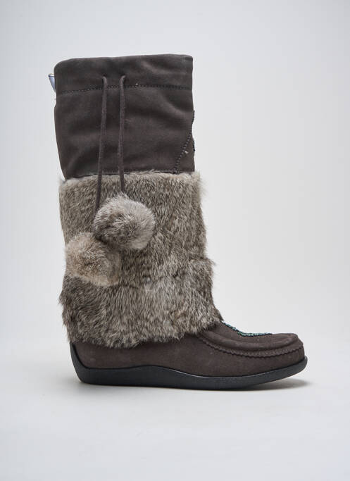 Bottes gris MUKS pour femme