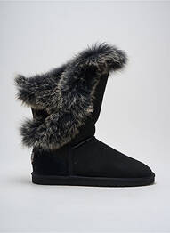 Bottines/boots fourrée talon plat jusqu'à 3cm noir AUSTRALIA LUXE COLLECTIVE femme