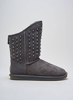 Bottines/boots fourrée talon plat jusqu'à 3cm gris AUSTRALIA LUXE COLLECTIVE femme