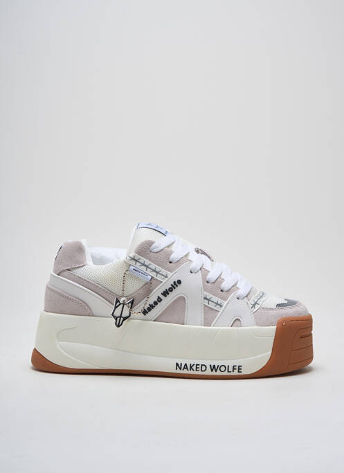 Baskets beige NAKED WOLFE pour femme