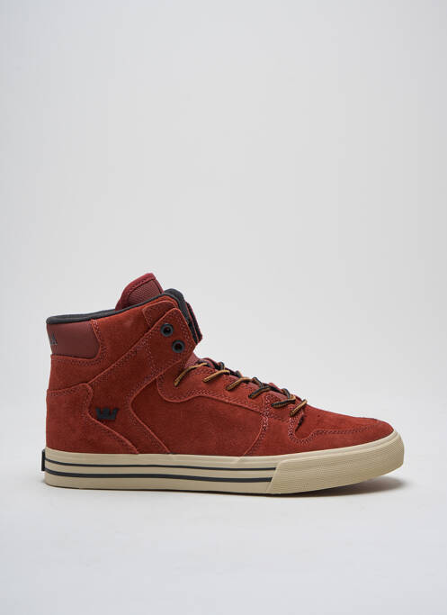 Baskets orange SUPRA pour homme