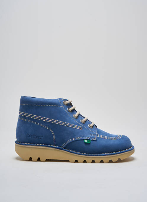 Bottines/Boots bleu KICKERS pour femme