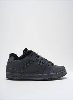Baskets fourrée bout rond noir GLOBE homme
