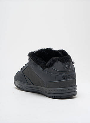 Baskets fourrée bout rond noir GLOBE homme