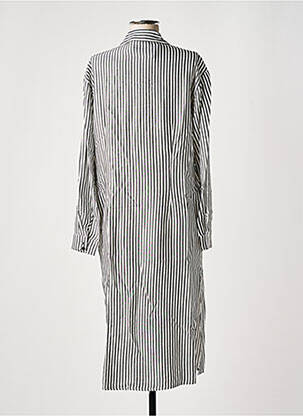 Robe mi-longue manches longues manches longues gris LES TROPEZIENNES PAR M.BELARBI femme
