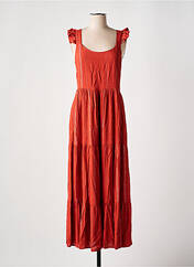 Robe longue orange DEELUXE pour femme seconde vue