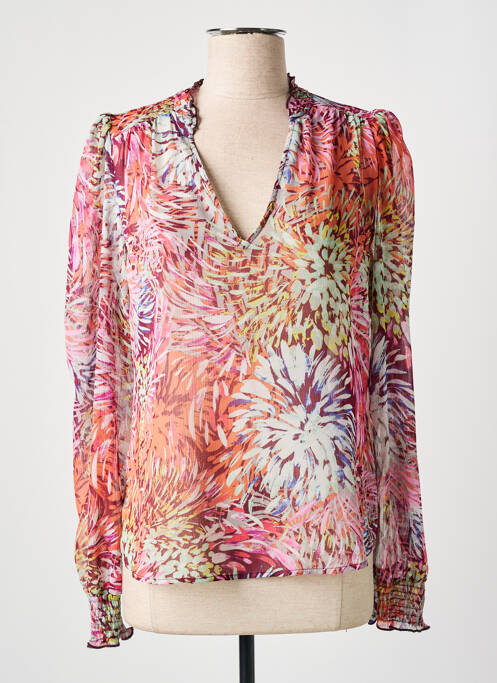 Blouse rose MORGAN pour femme