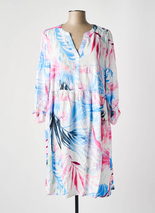 Robe mi-longue blanc CECIL pour femme