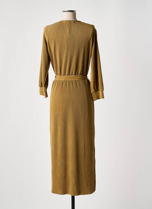 Robe mi-longue vert GARCIA pour femme