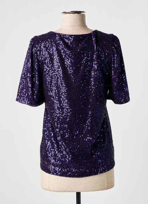 Top violet ICHI pour femme