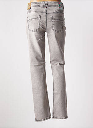 Jeans coupe slim stretch taille normale gris CECIL femme
