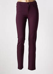 Pantalon slim violet YOULINE pour femme seconde vue