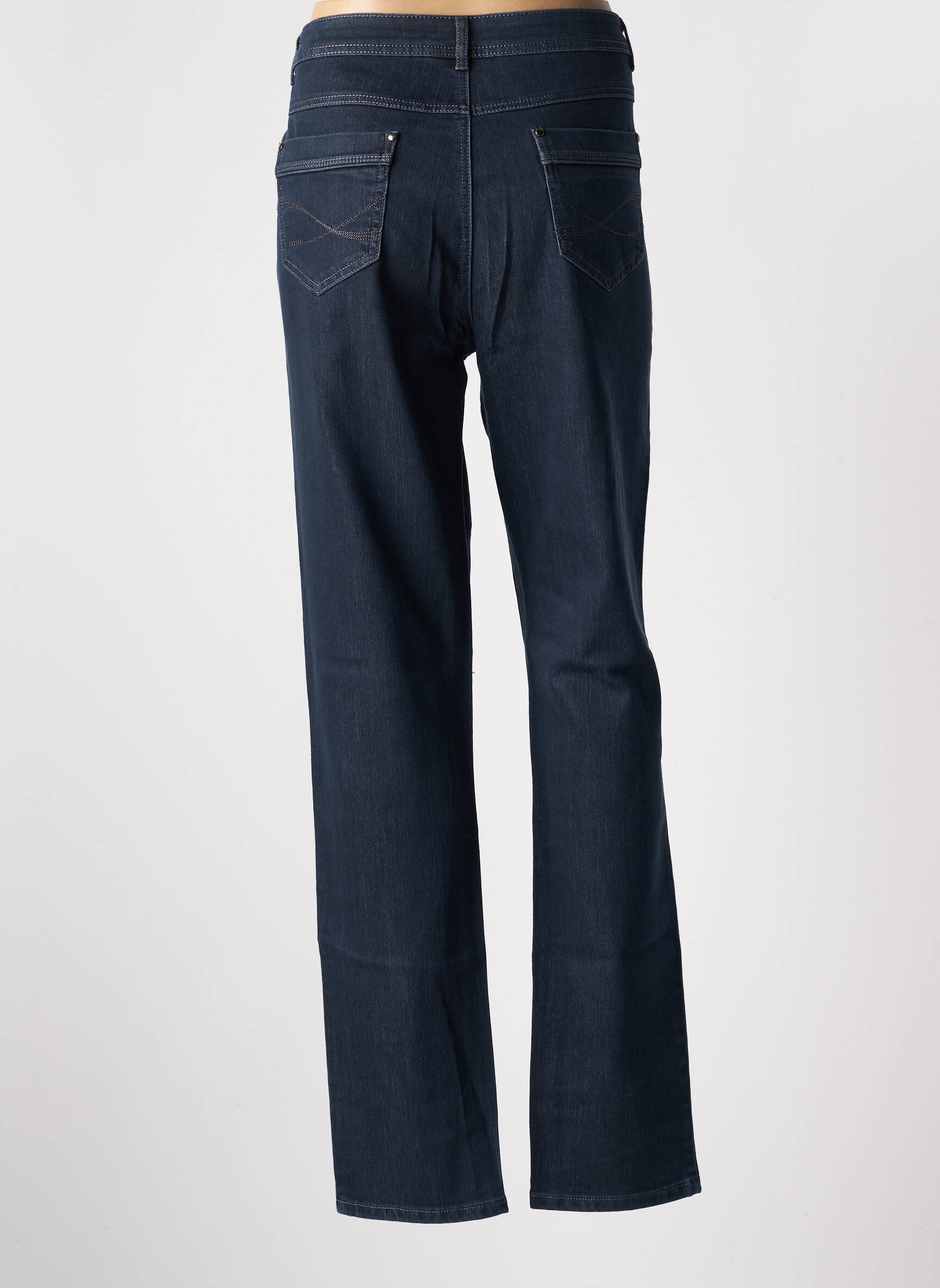 Jeans coupe slim tissage brut taille normale bleu clair YOULINE femme