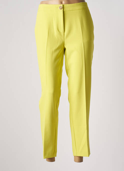 Pantalon 7/8 jaune MORGAN pour femme