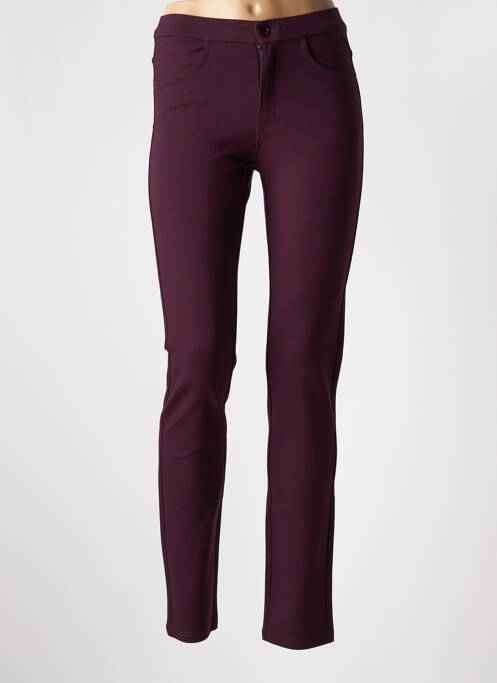 Pantalon slim violet YOULINE pour femme