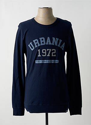 Sweat-shirt manches longues manches longues bleu GARCIA homme