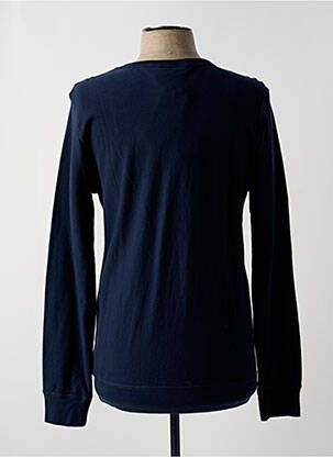 Sweat-shirt manches longues manches longues bleu GARCIA homme