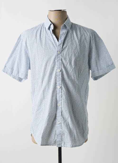 Chemise manches courtes bleu GARCIA pour homme