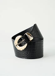 Ceinture noir ICHI pour femme seconde vue