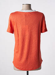 T-shirt orange BLANC BOHEME pour femme seconde vue