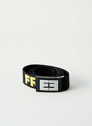 Ceinture effet matière satinée noir FREEGUN garcon