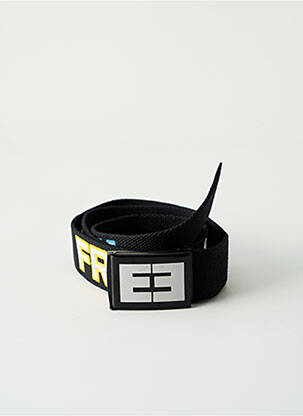 Ceinture imprimé fantaisie noir FREEGUN homme