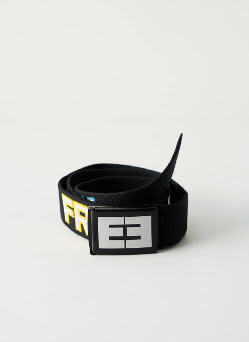 Ceinture imprimé fantaisie noir FREEGUN homme