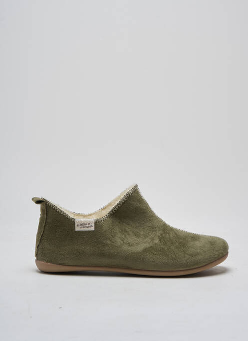 Chaussons/Pantoufles vert LA MAISON DE L'ESPADRILLE pour femme