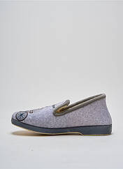 Chaussons/Pantoufles gris LA MAISON DE L'ESPADRILLE pour homme seconde vue