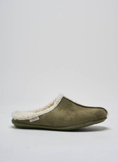 Chaussons/Pantoufles vert LA MAISON DE L'ESPADRILLE pour femme