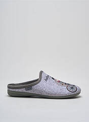 Chaussons/Pantoufles gris LA MAISON DE L'ESPADRILLE pour homme seconde vue