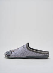 Chaussons/Pantoufles gris LA MAISON DE L'ESPADRILLE pour homme seconde vue