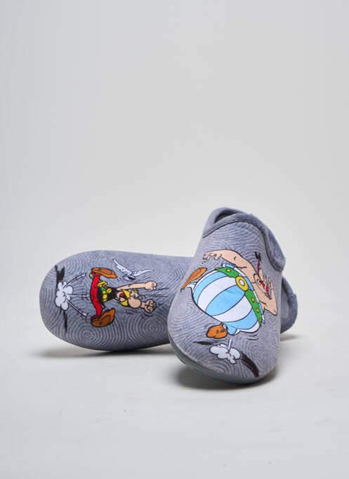 Chaussons/Pantoufles gris LA MAISON DE L'ESPADRILLE pour homme