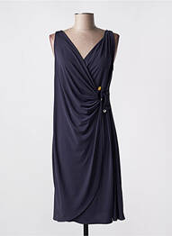 Robe mi-longue sans manche sans manche bleu BARANDI femme