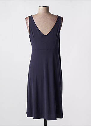 Robe mi-longue sans manche sans manche bleu BARANDI femme
