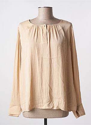 Blouse col rond manches longues beige BETTY BARCLAY femme